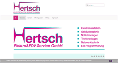 Desktop Screenshot of elektro-hertsch.de